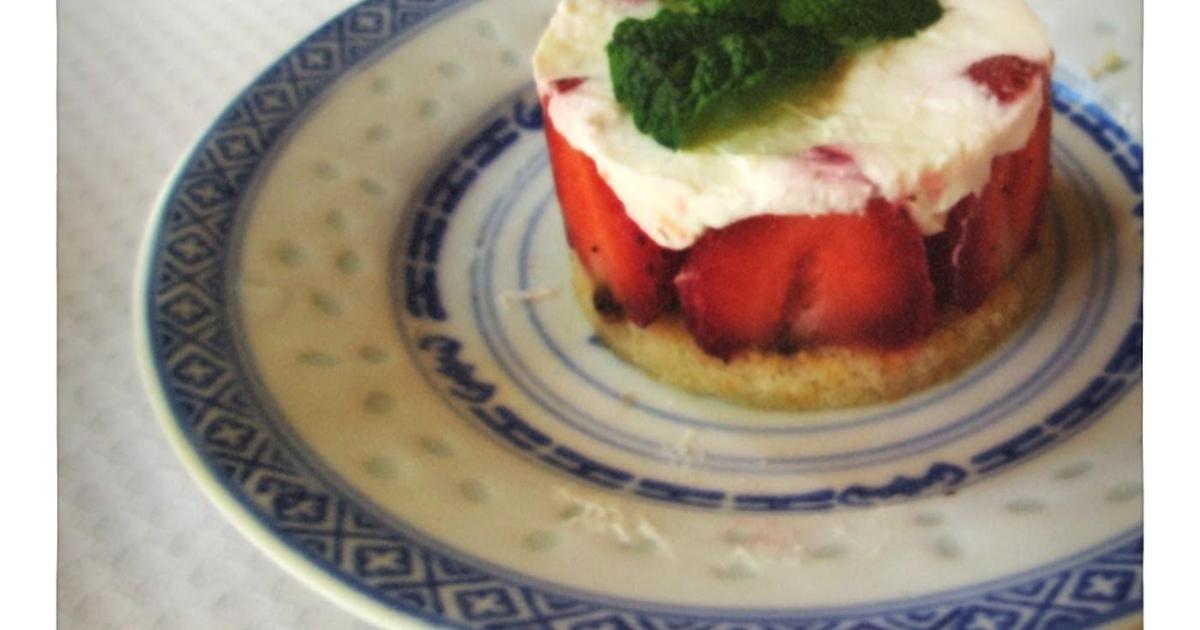 Recette Fraisier mascarpone, citron vert et basilic - 750g.com