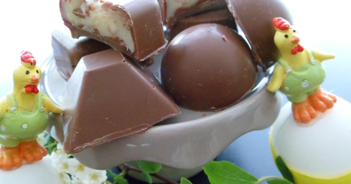 Recette bonbons au chocolat fourrés - Marie Claire