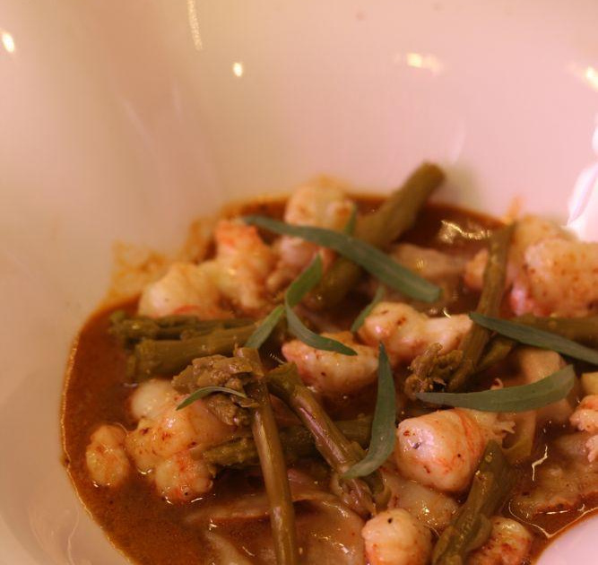 Recette Bisque de langoustines et des ravioles de foie gras