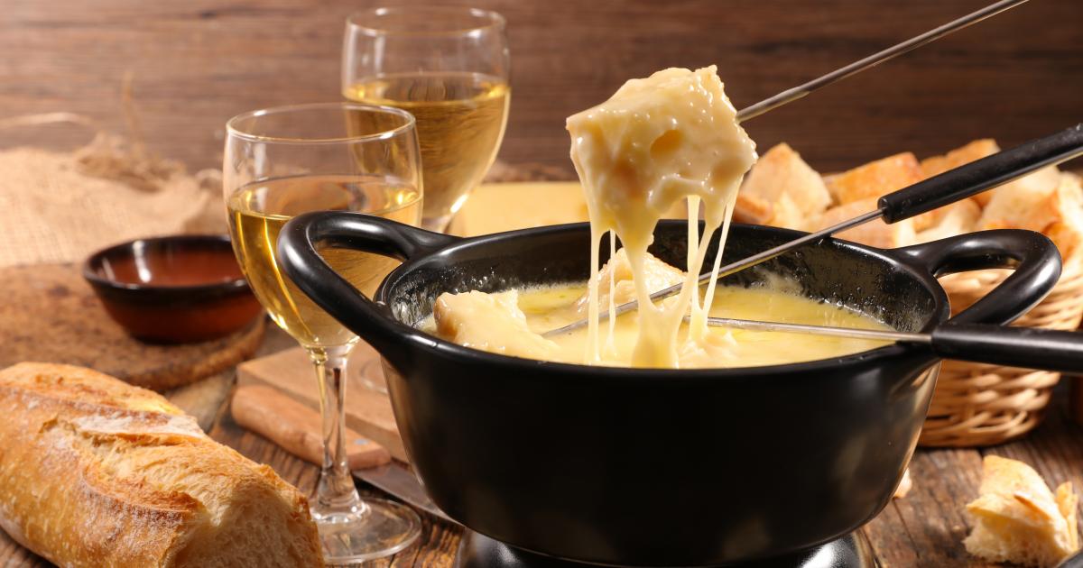fondue spécialité culinaire suisse savoyard' Tapis de souris