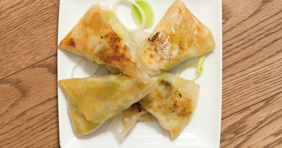 Recette - Samoussa aux poireaux et au parmesan | 750g