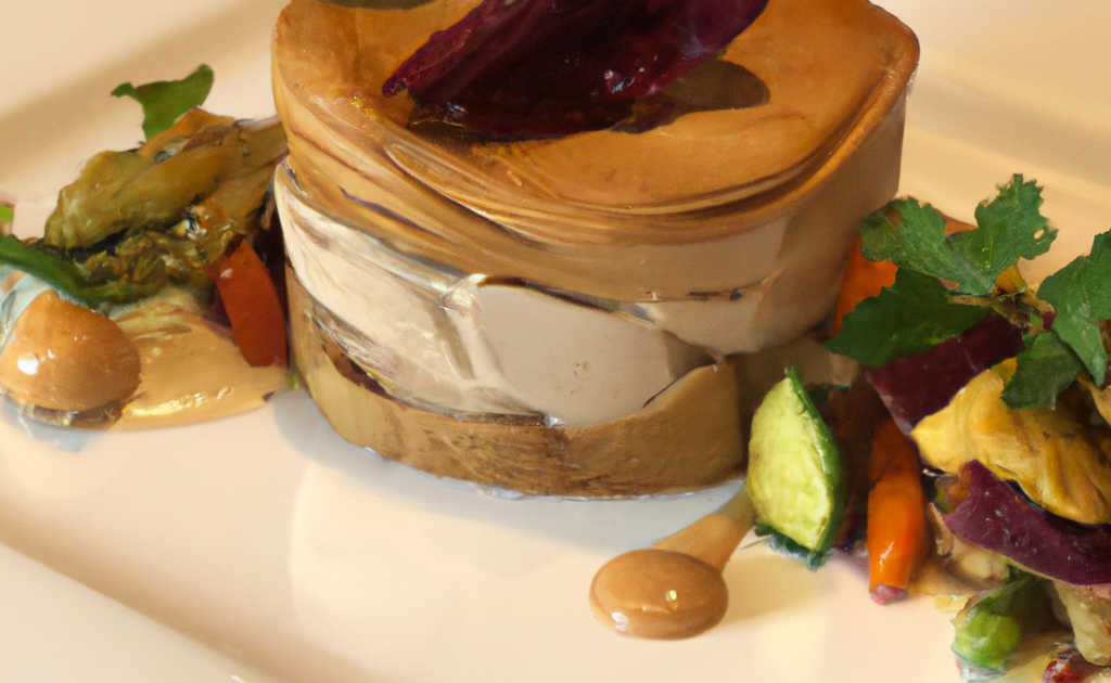 Recette Mille feuilles de foie gras et mousseline de légumes