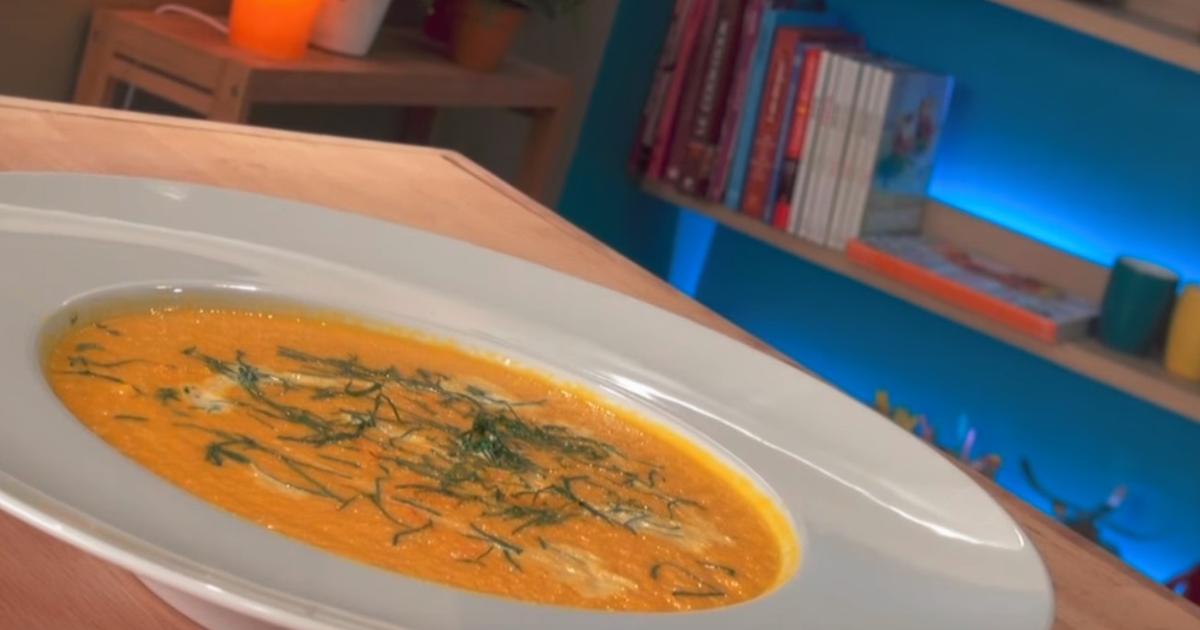 Recette - Velouté de carottes et orange aux épices en vidéo - 750g.com