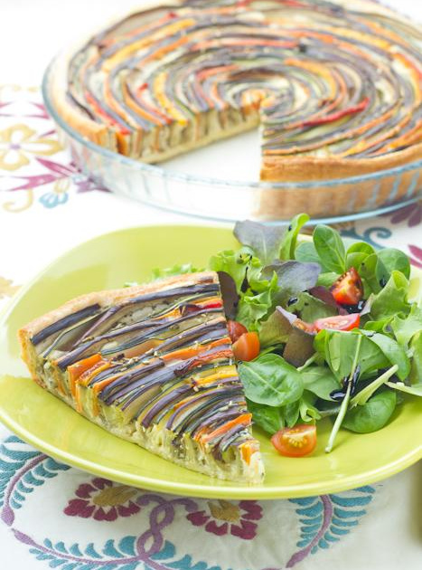 Recette Tarte Spirale Provencale Aux Legumes D Ete En Video