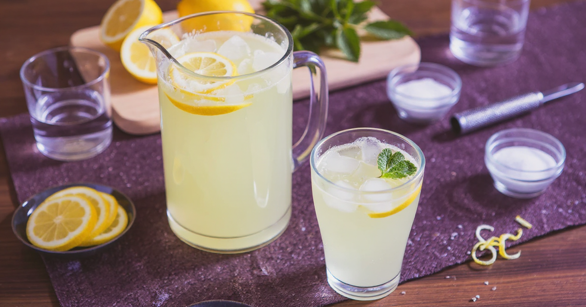 Recette Limonade maison au citron - 750g.com