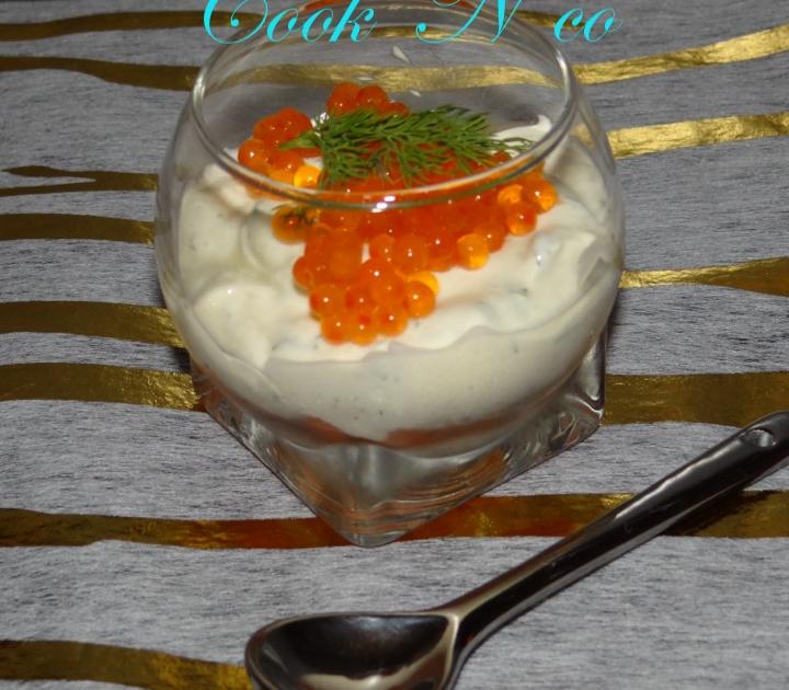 Recette - Verrine de mascarpone aux 2 saumons | 750g