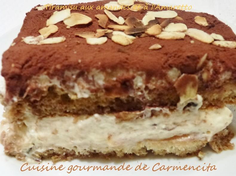 Recette Tiramisu Aux Amandes Et A L Amaretto 750g