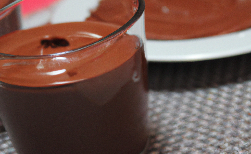 Crème dessert chantilly chocolat à la poudre pudding - Les