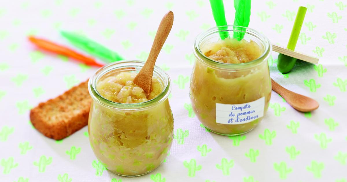 Recette Compote De Pommes Et D Endives 750g