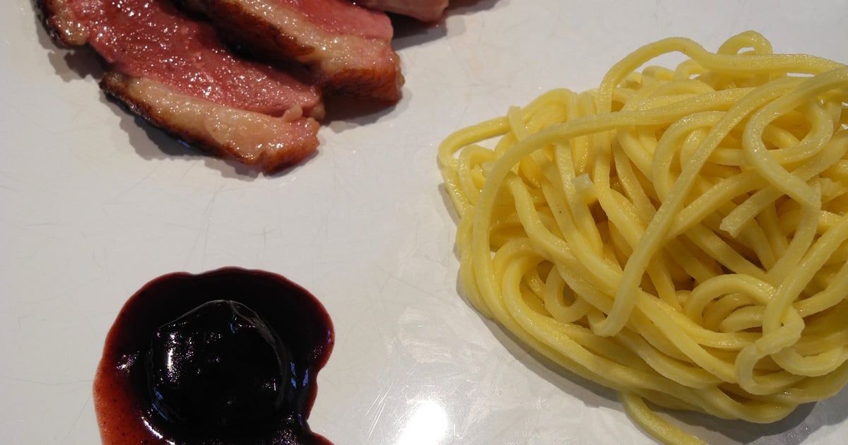 Recette Magret de canard, sauce à la cerise