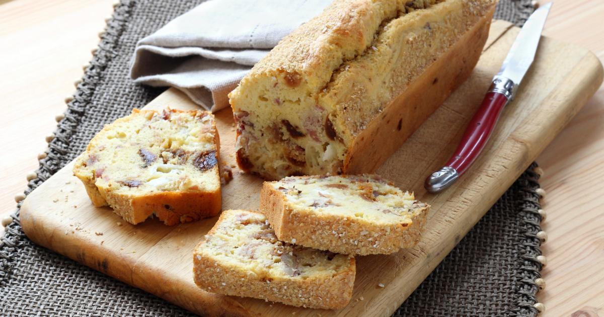 Recette Cake Sale Chevre Figue Et Jambon En Pas A Pas