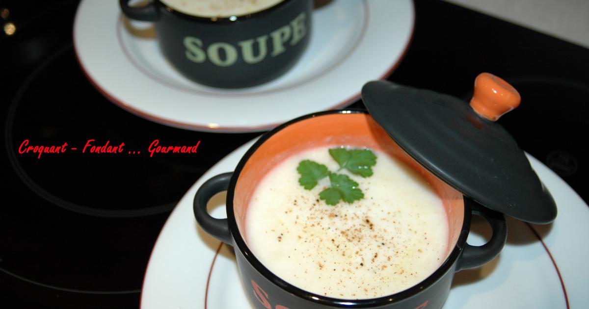 Velouté de choux fleur au parmesan sale