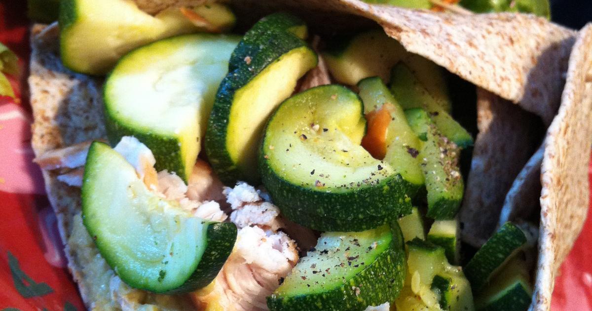 Recette Burrito Libanais Hummus Poulet Et Courgettes 750g