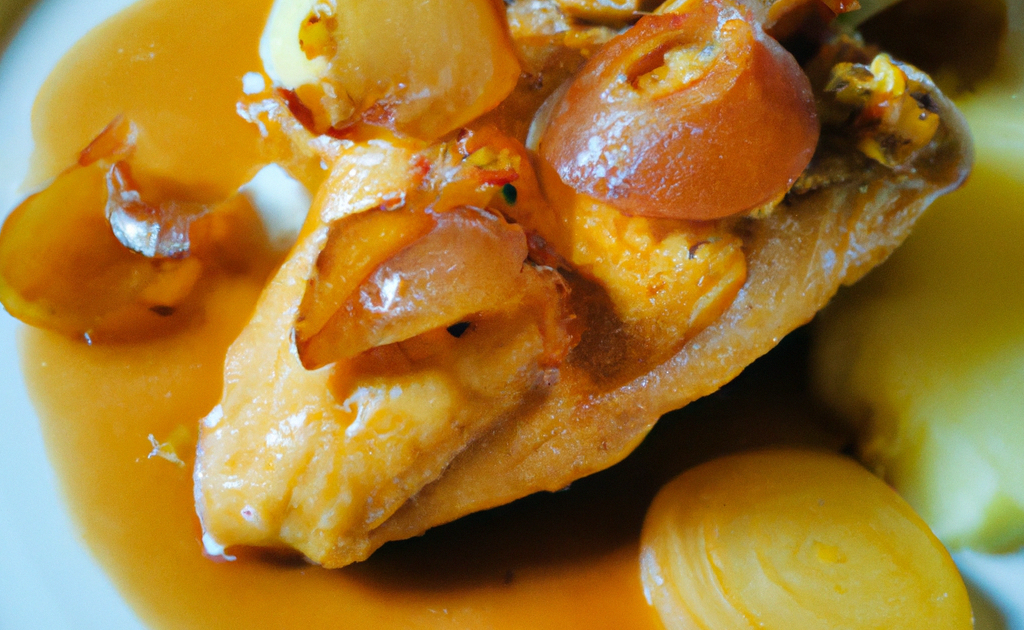 Recette Ailerons de poulet au caramel d épices pomme purée façon Robuchon à la ciboulette