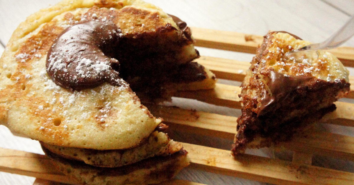 Recette Pancake cake au nutella !