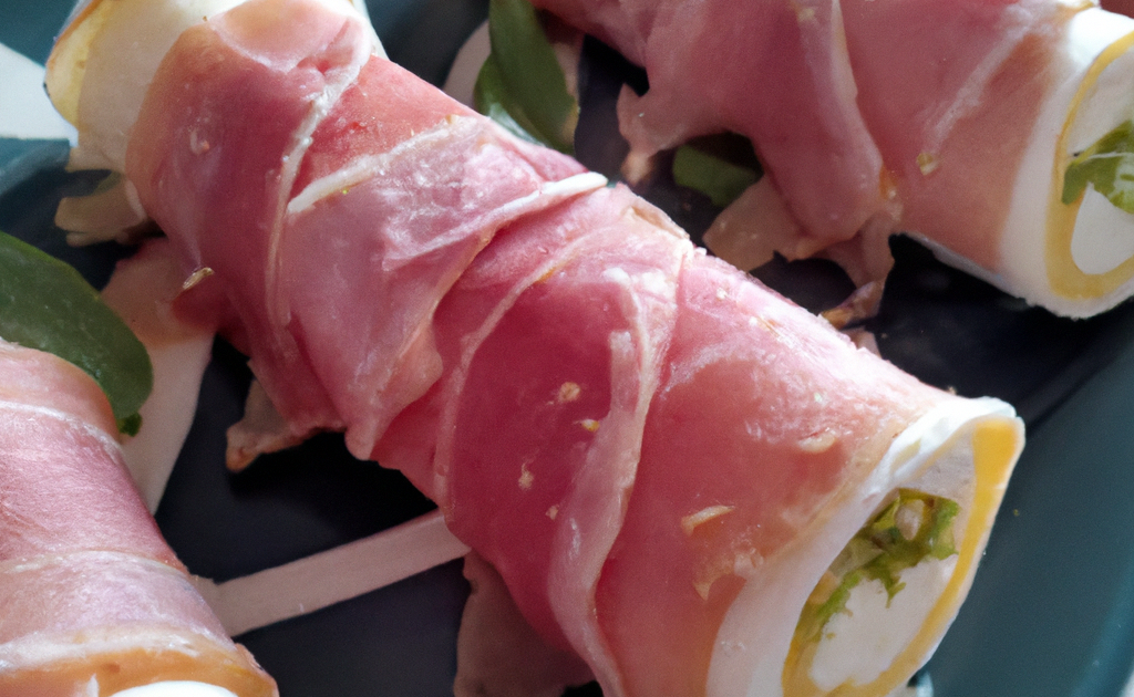 Recette - Roulé de jambon au fromage de chèvre frais - 750g.com