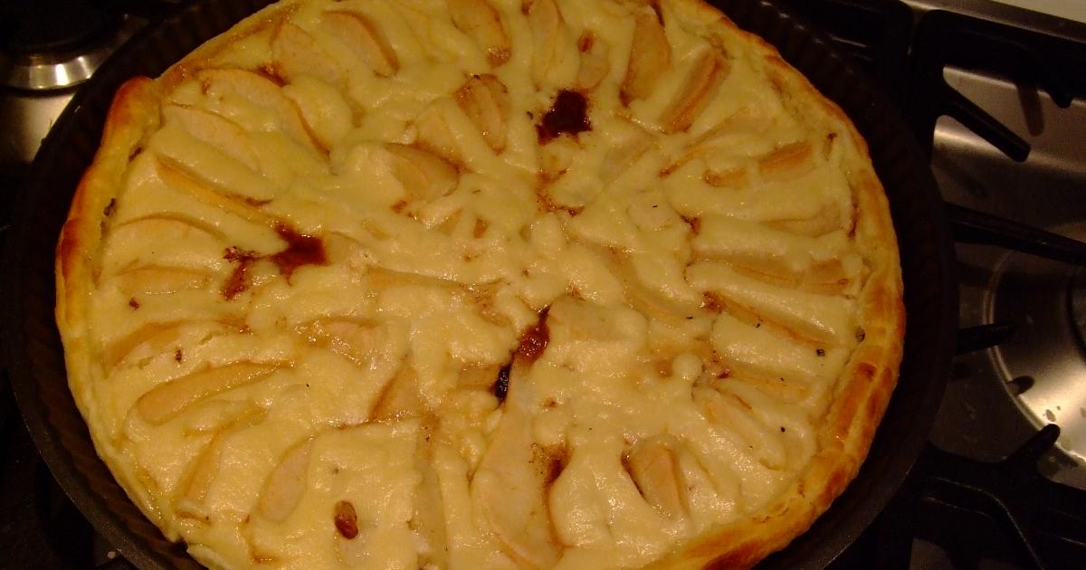 Recette Tarte Gourmande Poire Choco Amande Sans œuf 750g