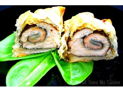 Recette Truite saumoné à l'oseille roulé en coque cranquante - 750g.com