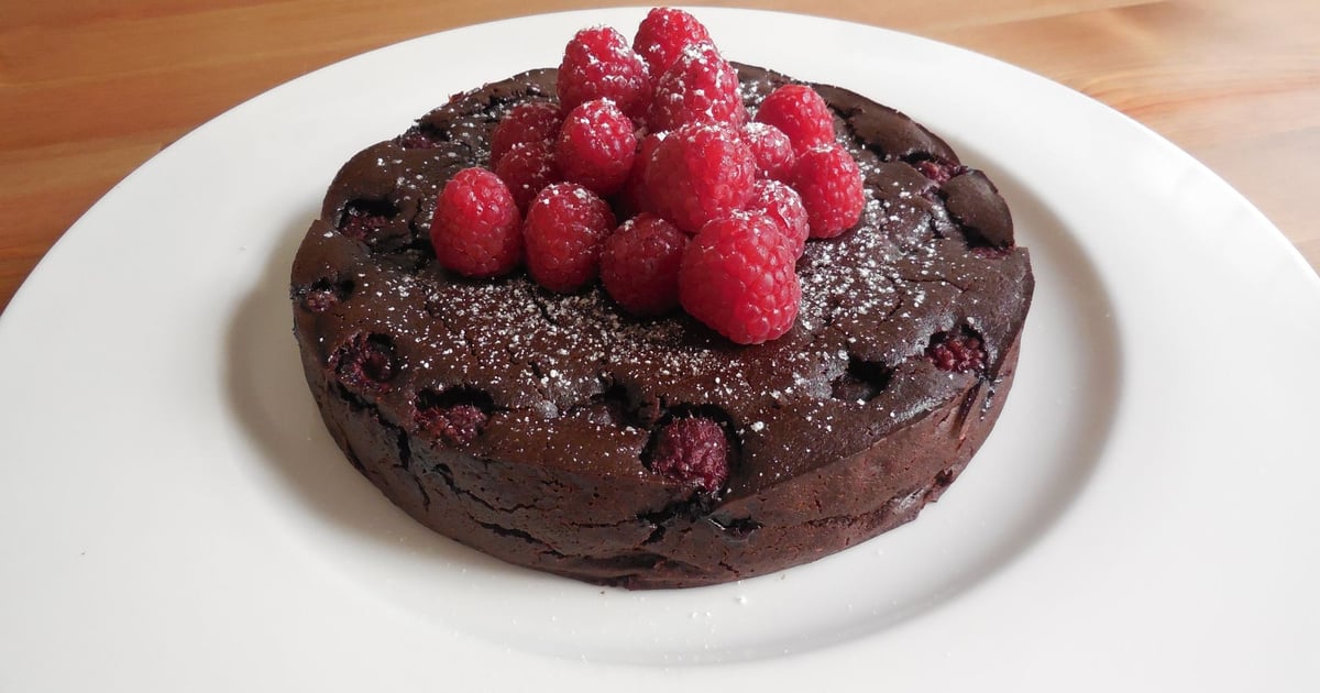 Recette Fondant au chocolat café et framboises