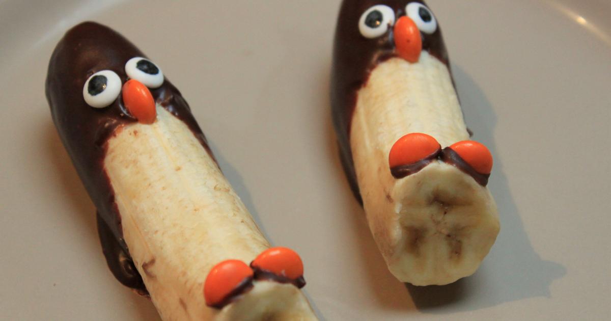 Recette rigolote : Pingouin banana