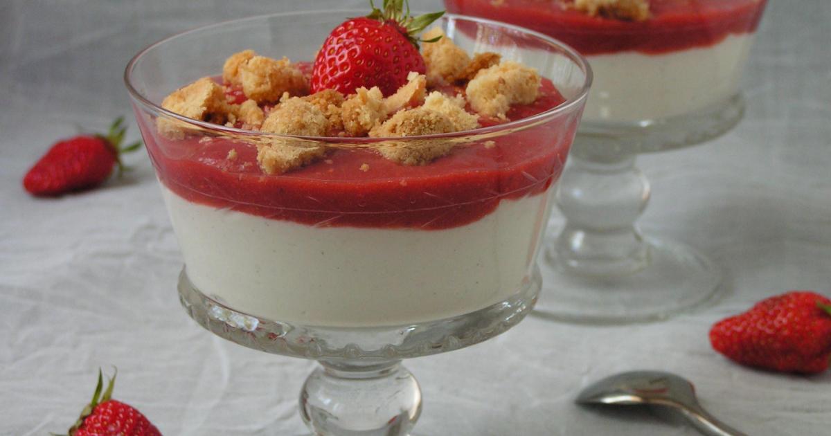 Recette Fromage blanc au coulis de fruits rouges