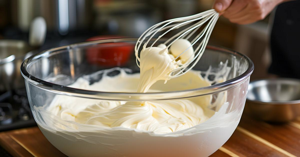 Technique : Préparer une crème Chantilly