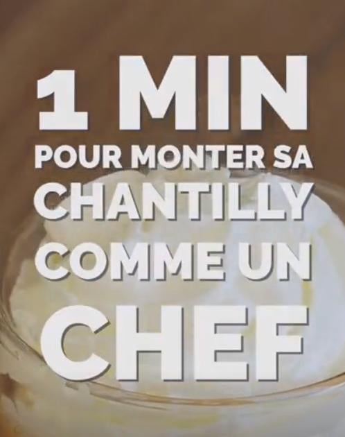 comment faire une chantilly maison rapide