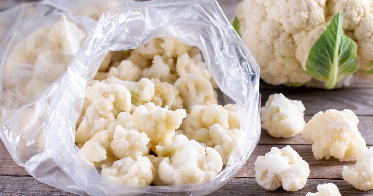 Comment congeler du choufleur ?