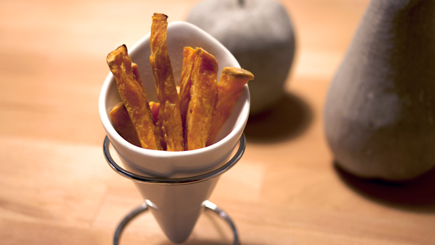 Frites de patates douces au four sans friture - healthyfoodcreation