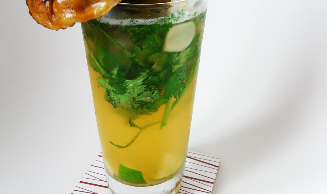 Recette Bouillon Ariaké presque comme un mojito, raviolis au