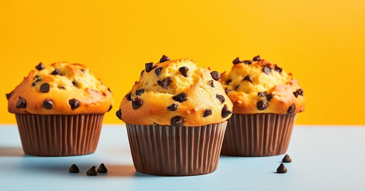 Recette - Muffins aux pépites de chocolat faciles en vidéo 