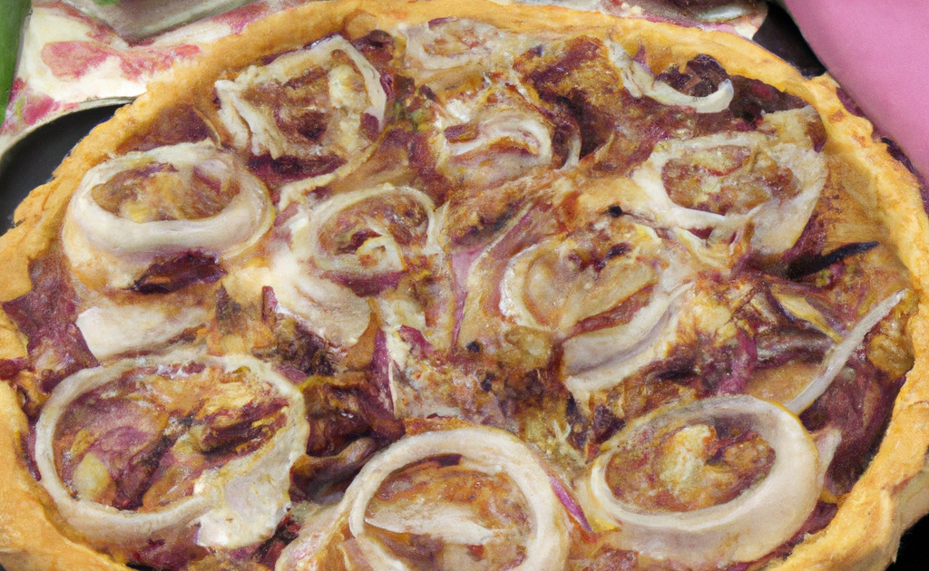 Recette Tarte aux oignons rouges - 750g.com