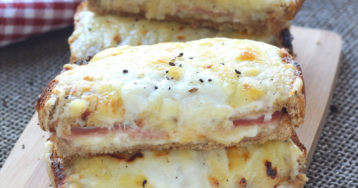 Recette Le VRAI Croque monsieur 750g
