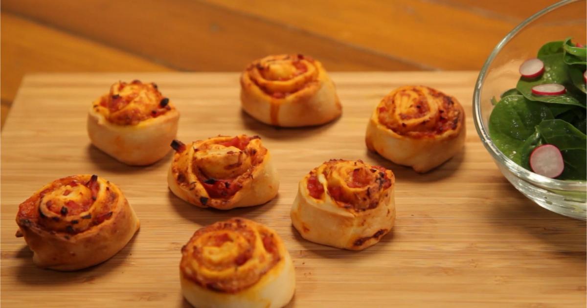 Recette Pizza Rolls Jambon Fromage 1593