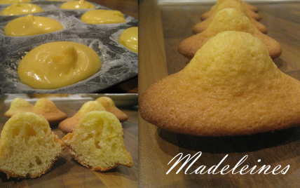 Madeleines au citron : Recette de Madeleines au citron