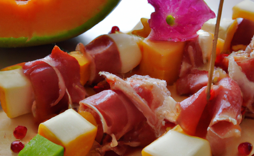 Recette Brochettes sucrées-salées jambon de bayonne melon - 750g.com