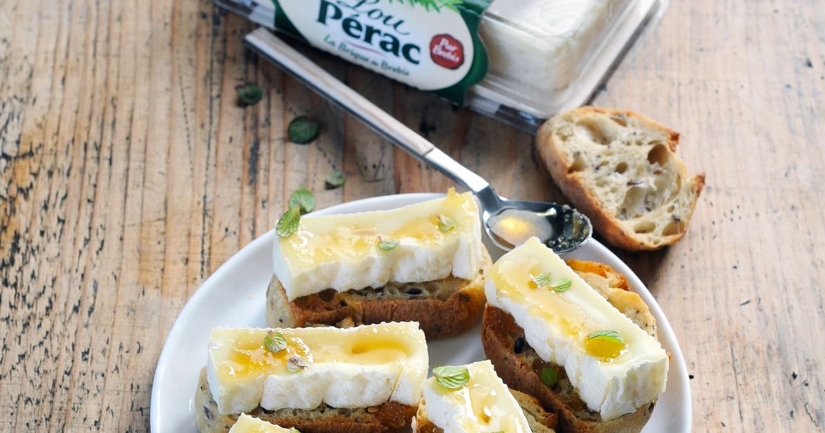 Recette Tartines à la Brique de Brebis