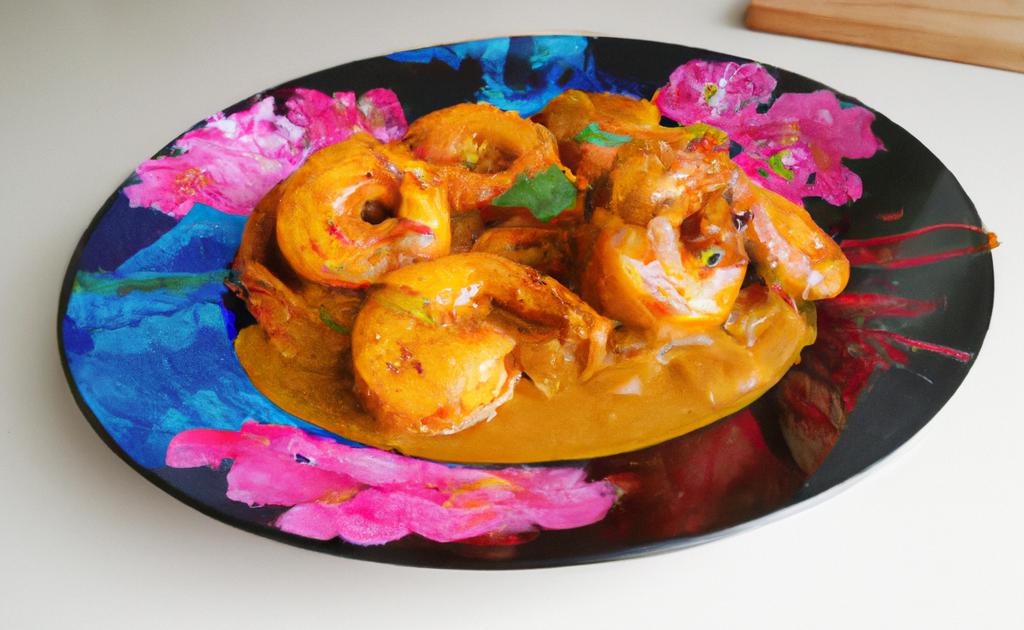 Recette Curry de crevettes aux mangues