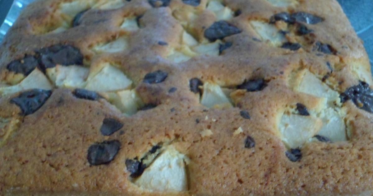 Recette Gateau Poire Chocolat Et Amandes 750g