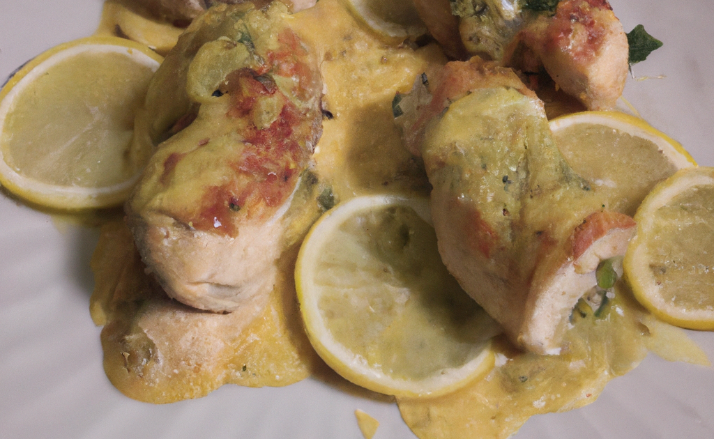 Recette Escalopes de poulet roulées sauce citron - 750g.com