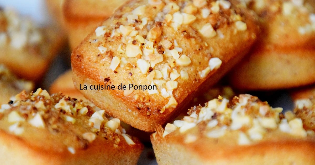 Recette Financier à la crème de marron aux éclats de châtaignes - 750g.com