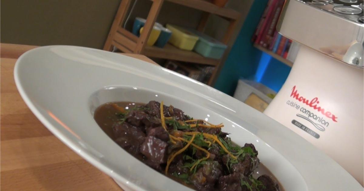 Recette Joue De Boeuf Confite Au Vin En Video