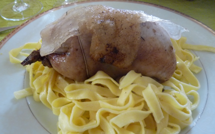 Recette - Caille au foie gras | 750g