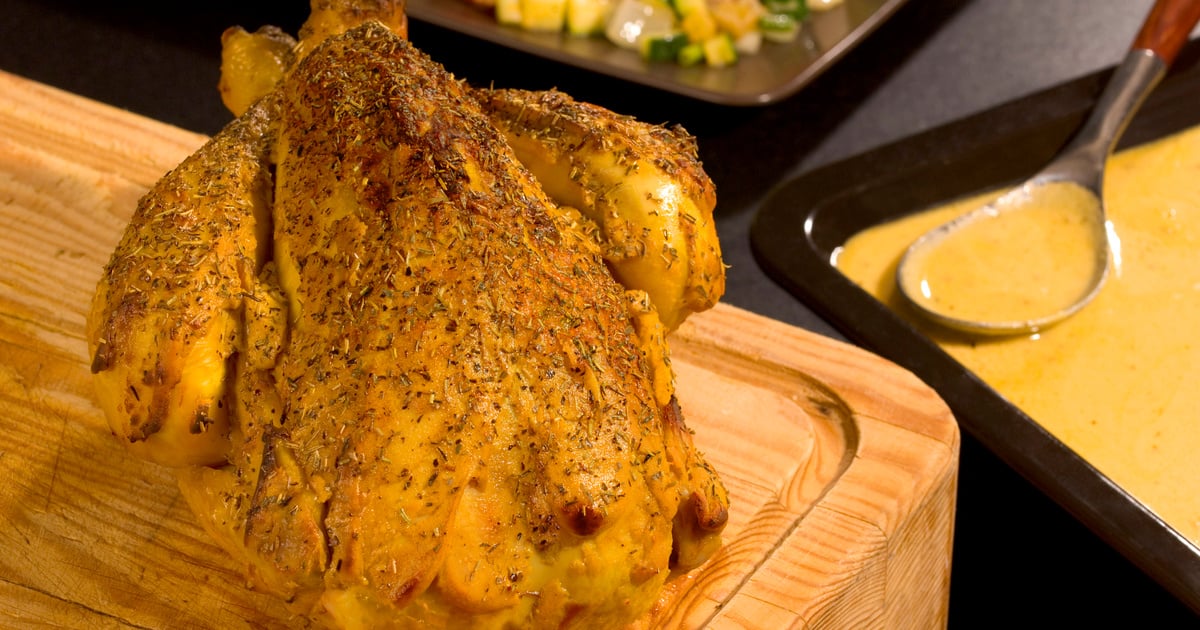 Recette Poulet en croûte de Moutarde et herbes de Provence - 750g.com