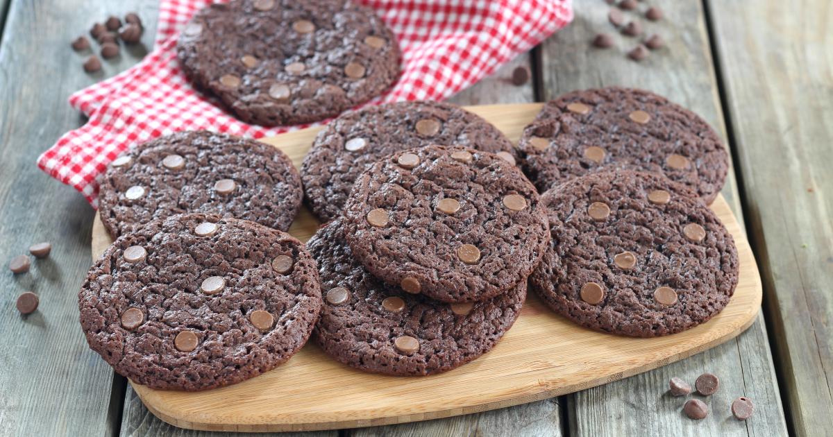 Recette - Cookies géants au chocolat au lait en vidéo 