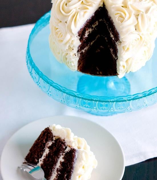 Recette Triple Layer Rose Cake Chocolat Et Vanille En Video