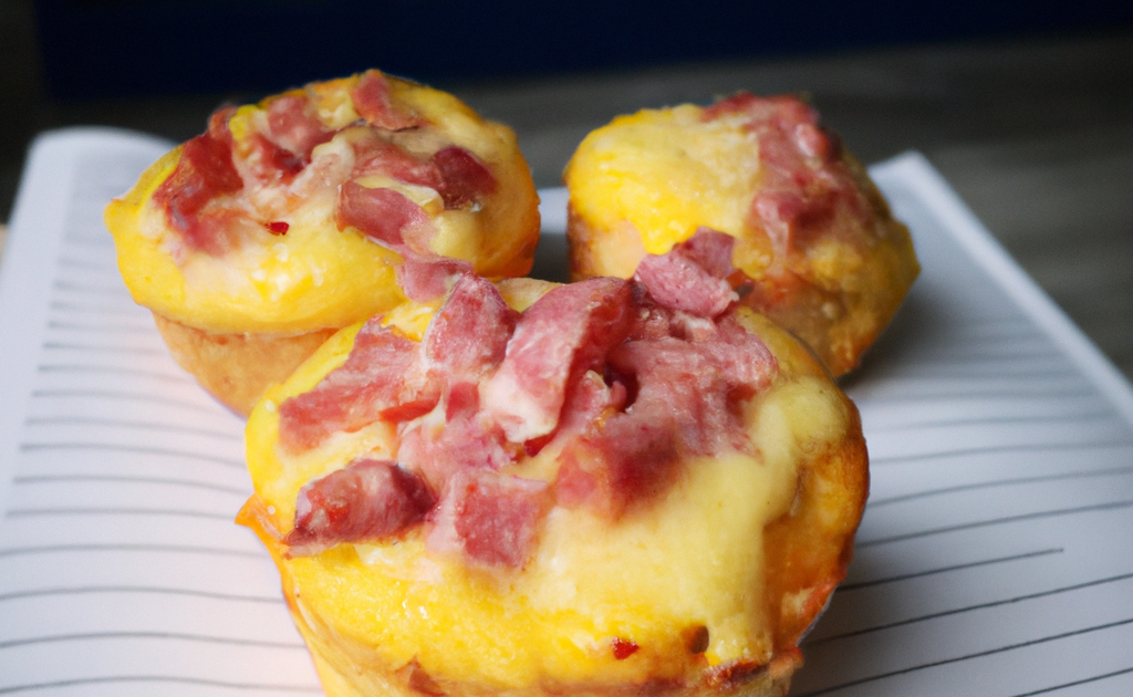 Recette Muffin au jambon fromage