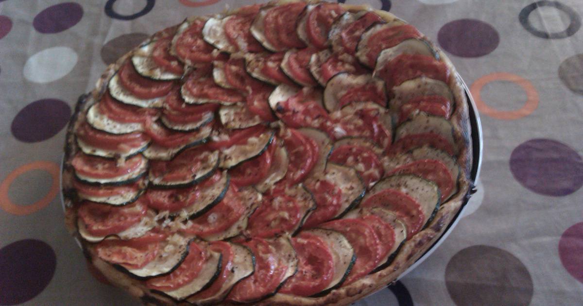 Recette Tarte courgette tomate - 750g.com