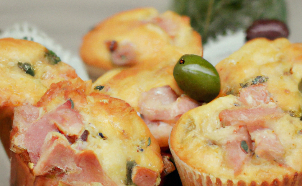 Recette Petits muffins jambonolives