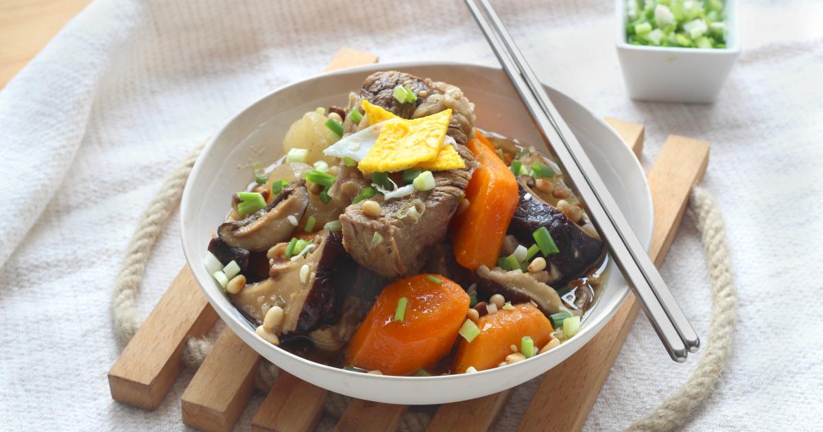 Recette Soe Galbijim Galbi Jim Ou Boeuf Mijote A La Coreenne En